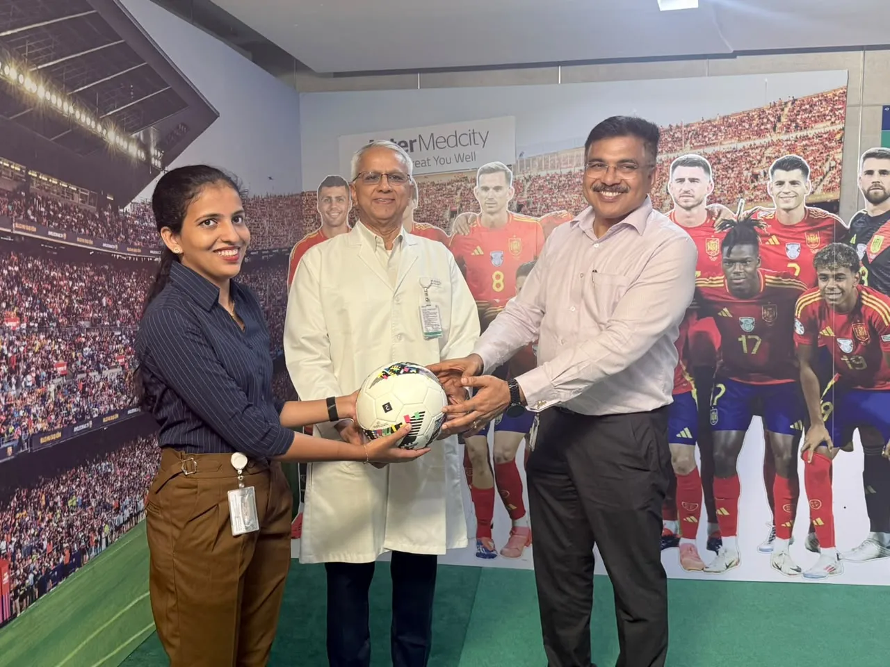 Aster Medcity Celebrated the FIFA World Cup Spirit with Penalty Shootout and Match Prediction Contest