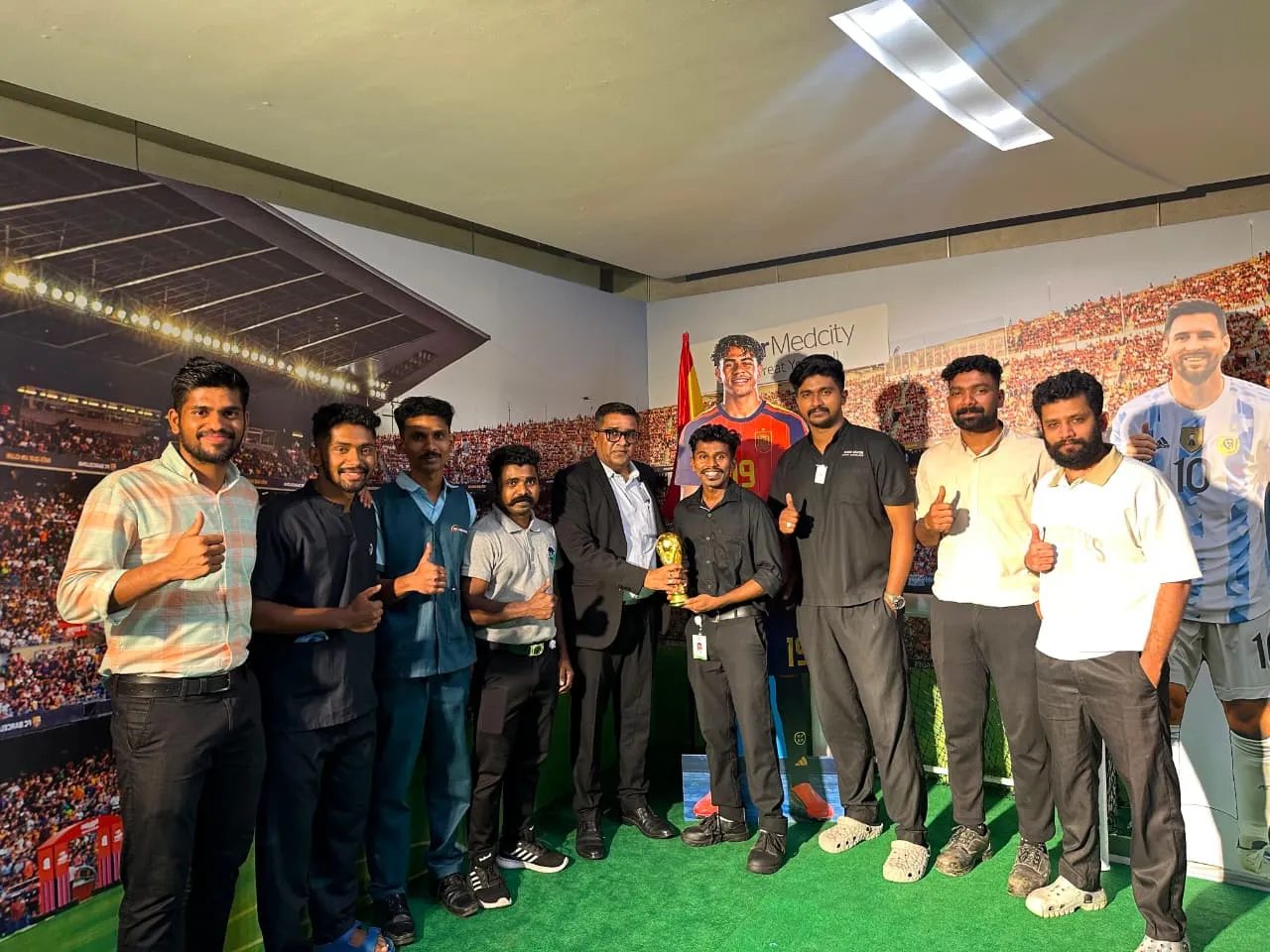 Aster Medcity Celebrated the FIFA World Cup Spirit with Penalty Shootout and Match Prediction Contest