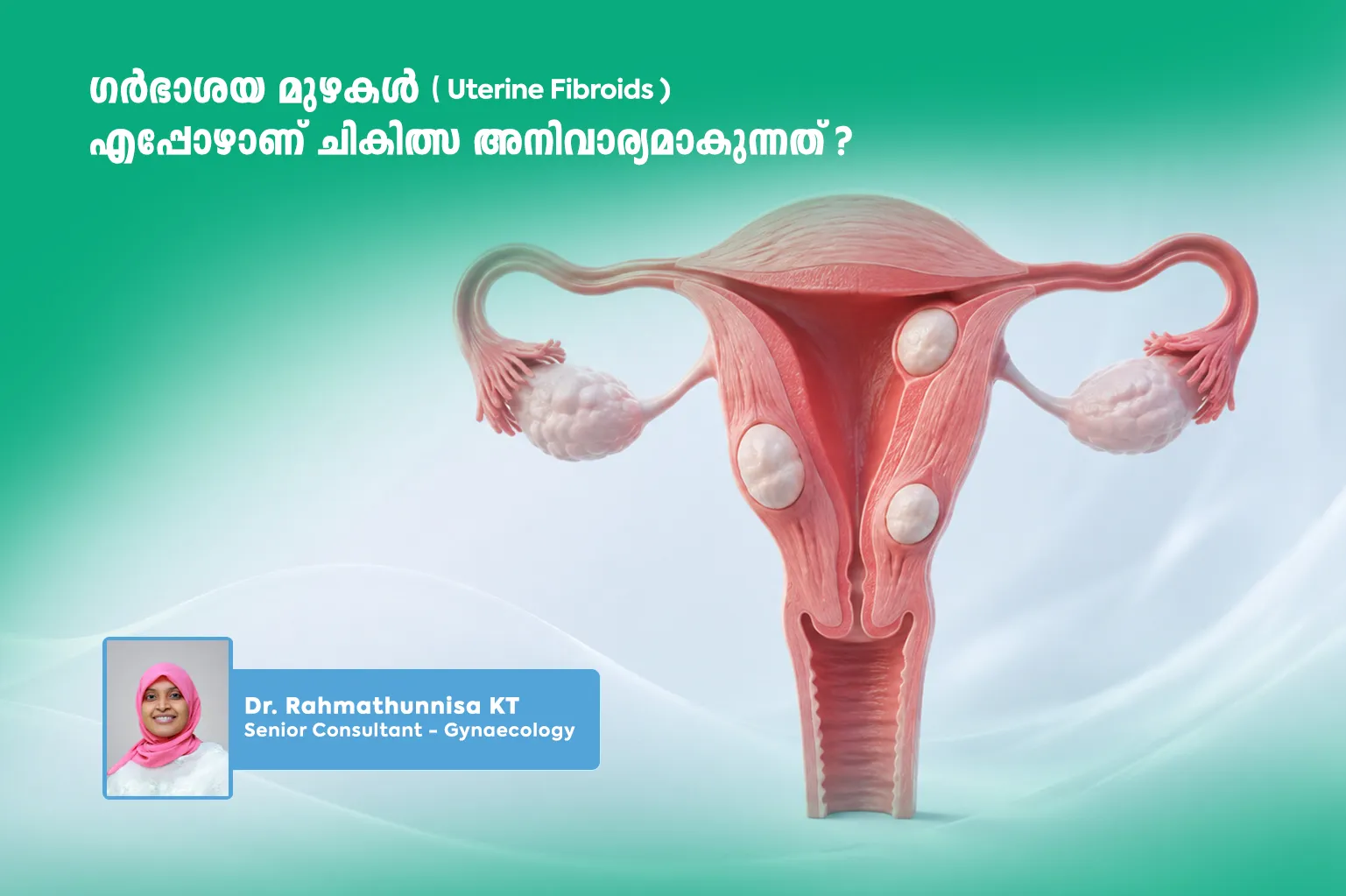 Dr. Rahmathunnisa KT | ഗർഭാശയ മുഴകൾ (Uterine Fibroids): എപ്പോഴാണ് ചികിത്സ അനിവാര്യമാകുന്നത്?