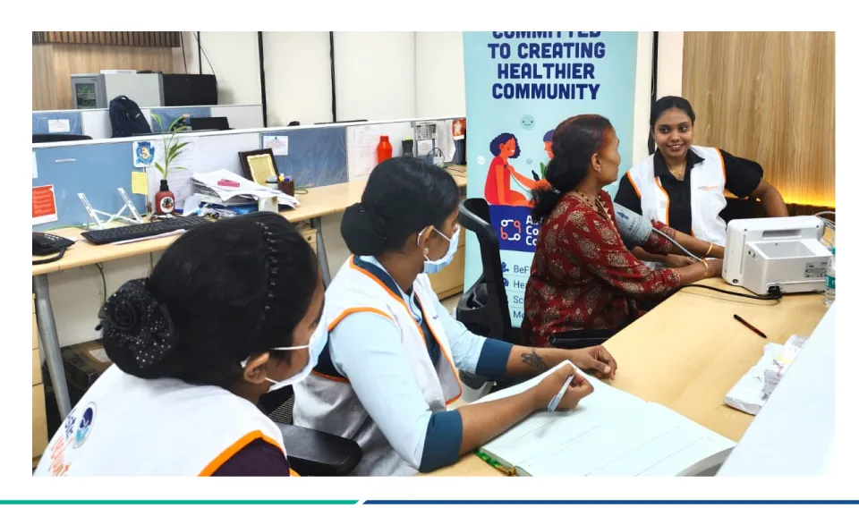 Corporate Medical Camp for Chola Employees.